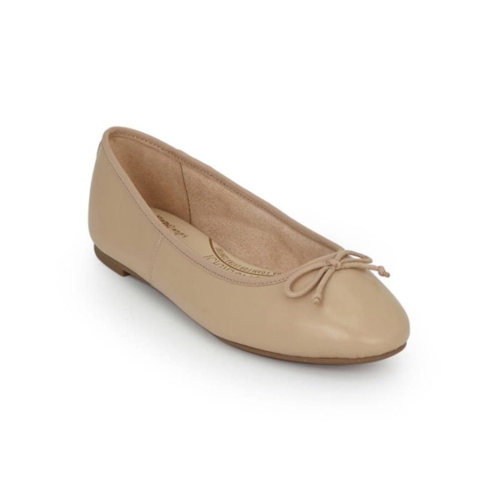Circus by Sam Edelman Beige Bow Ballet Flat